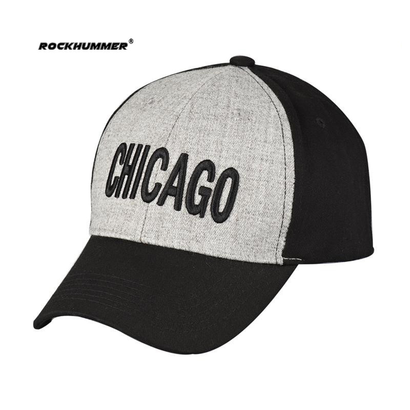 Chicago 3D embroidery Structed Sport Cap