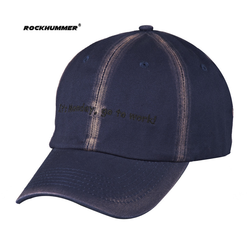 Custom flat logo embroidery washed cotton twill baseball Cap