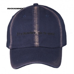 Custom flat logo embroidery washed cotton twill baseball Cap