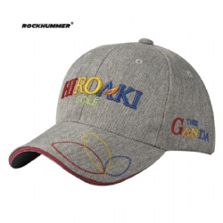 Fashion canvas sandwich baseball Cap with custom logo